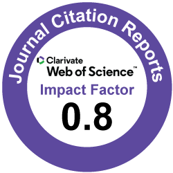 Clarivate Impact Factor 0.8